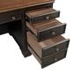 Riva Ridge Hampton 66" Executive Desk in Black Cherry, , large