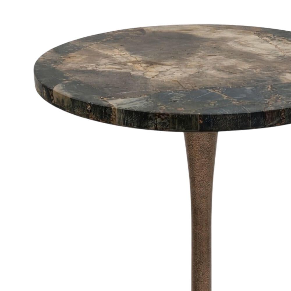 Vantara Home Reeve End Table in Black and Copper, , large