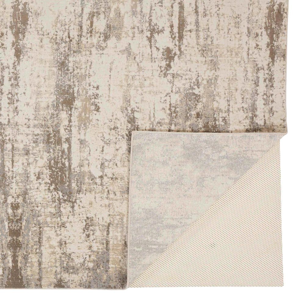 Feizy Parker 7&#39;9&quot; x 10&#39; Silver and Beige Area Rug, , large