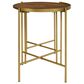 Pacific Landing Malka 2-Piece Round Nesting Table Set in Dark Brown and Gold, , large