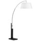 Crestview Collection Arch Floor Lamp in Silver and Black, , large