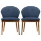 Blue River Juno Dining Chair in Blue/Walnut (Set of 2), , large
