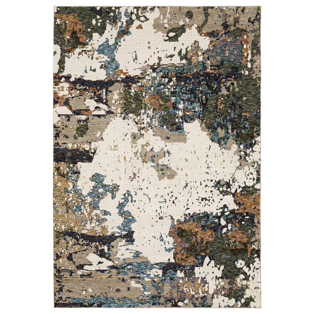 Oriental Weavers Evolution Silverton 981A 1"10" x 3"2" Ivory Scatter Rug, , large