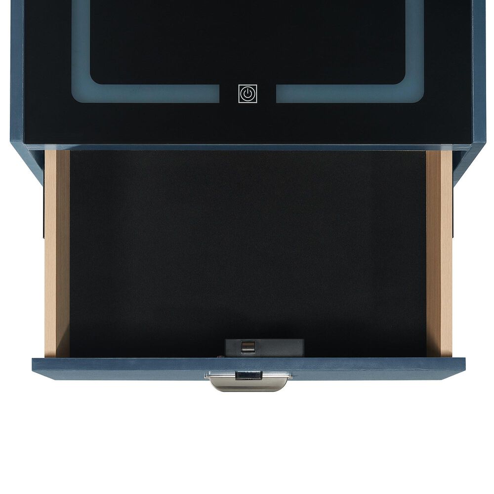 Mayberry Hill Rio 3-Drawer Nightstand in Blue, , large