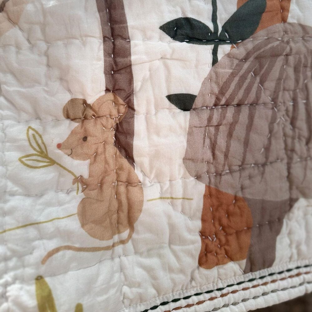 Lambs &amp; Ivy Mushroom 3-Piece Crib Bedding Set in Multicolor, , large