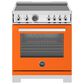 Bertazzoni Professional 4.6 Cu.Ft. Induction Range with Self-Cleaning in Arancio, , large
