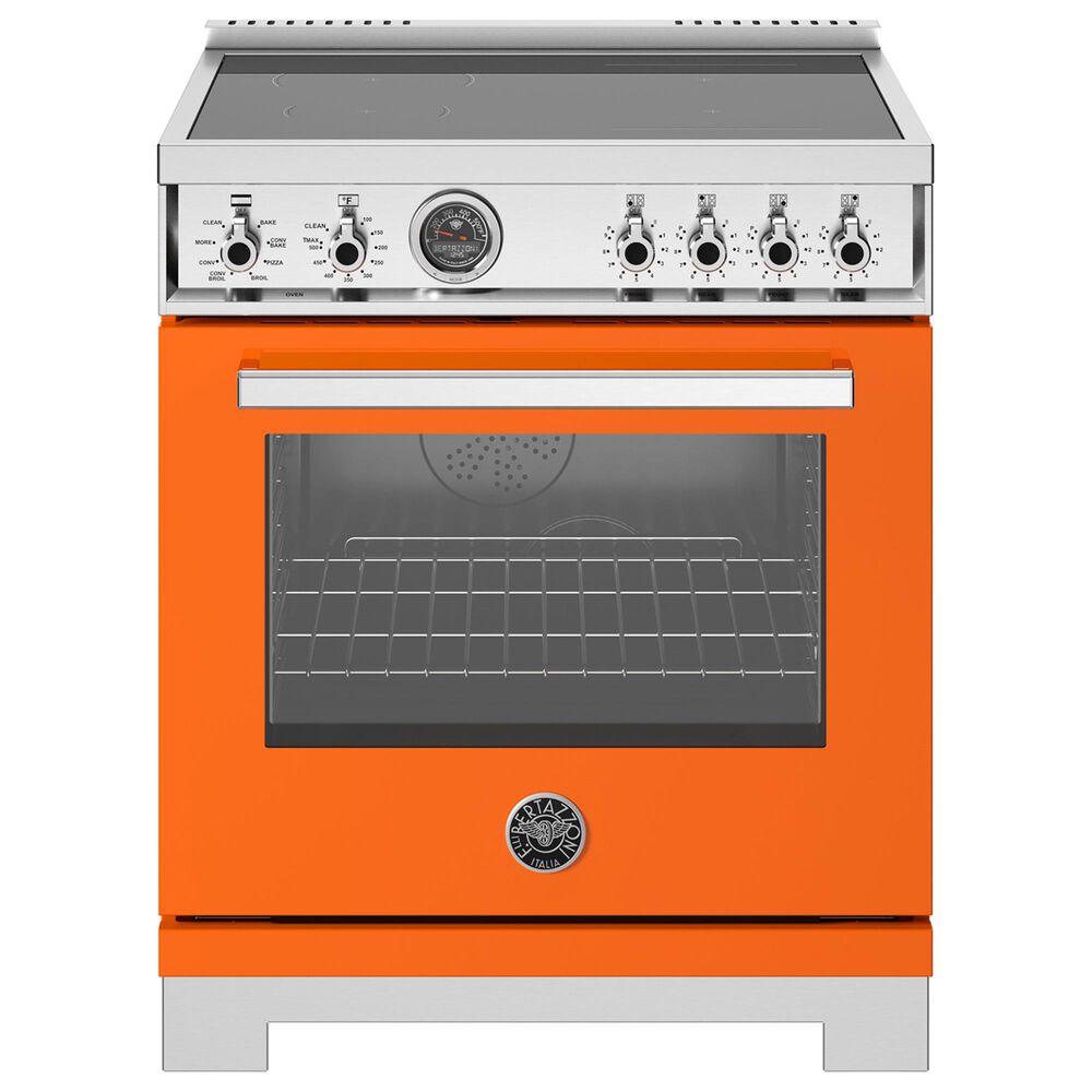 Bertazzoni Professional 4.6 Cu.Ft. Induction Range with Self-Cleaning in Arancio, , large