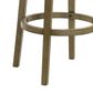 Armen Living Winsley Swivel Bar Height Stool in Putty Brown, , large