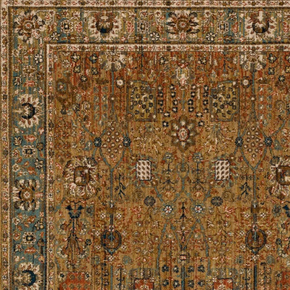 Karastan Spice Market Myanmar Tobacco 5'3" x 7'10" Area Rug, , large