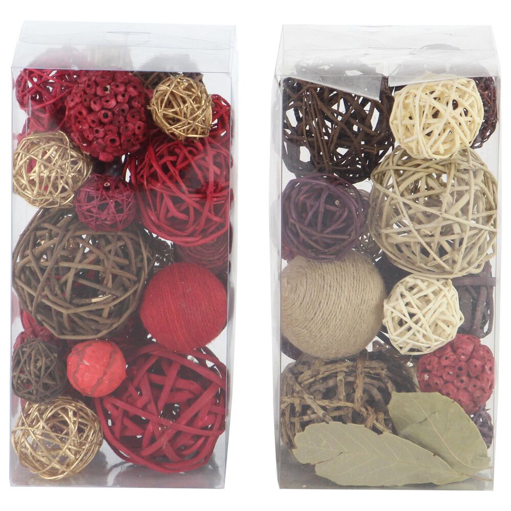 Maple and Jade Traditional Dried Plant Material Orbs & Vase Filler (Set of 2), , large