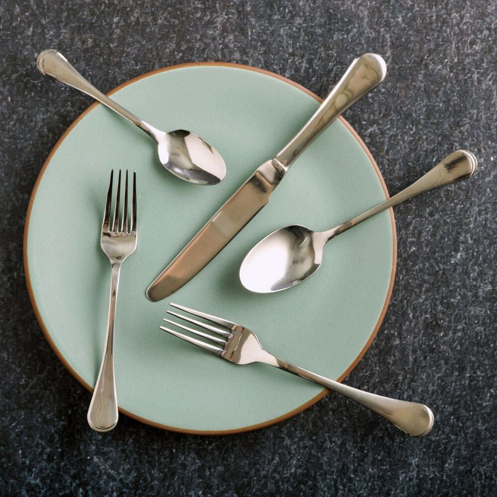 Gibson Homewares Classic Manchester 20-Piece Flatware Set in Silver, , large