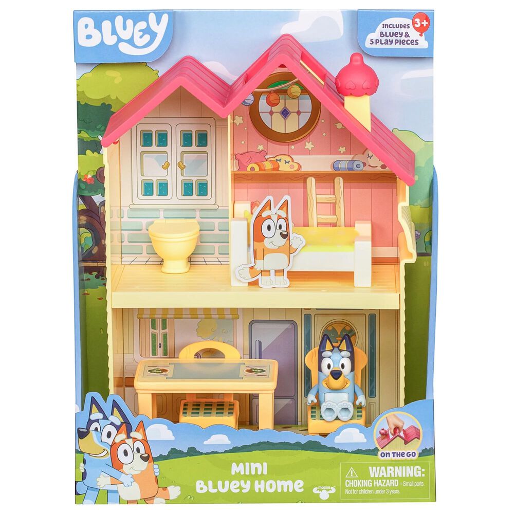 Bluey Mini Bluey Home Toy Set in Yellow, , large