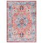 Safavieh Riviera 4"5" x 6"5" Light Blue and Red Area Rug, , large