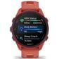 Garmin Forerunner 170 Music Smartwatch 42mm Red Pink Case with Red Pink and Mango Silicone Band, , large