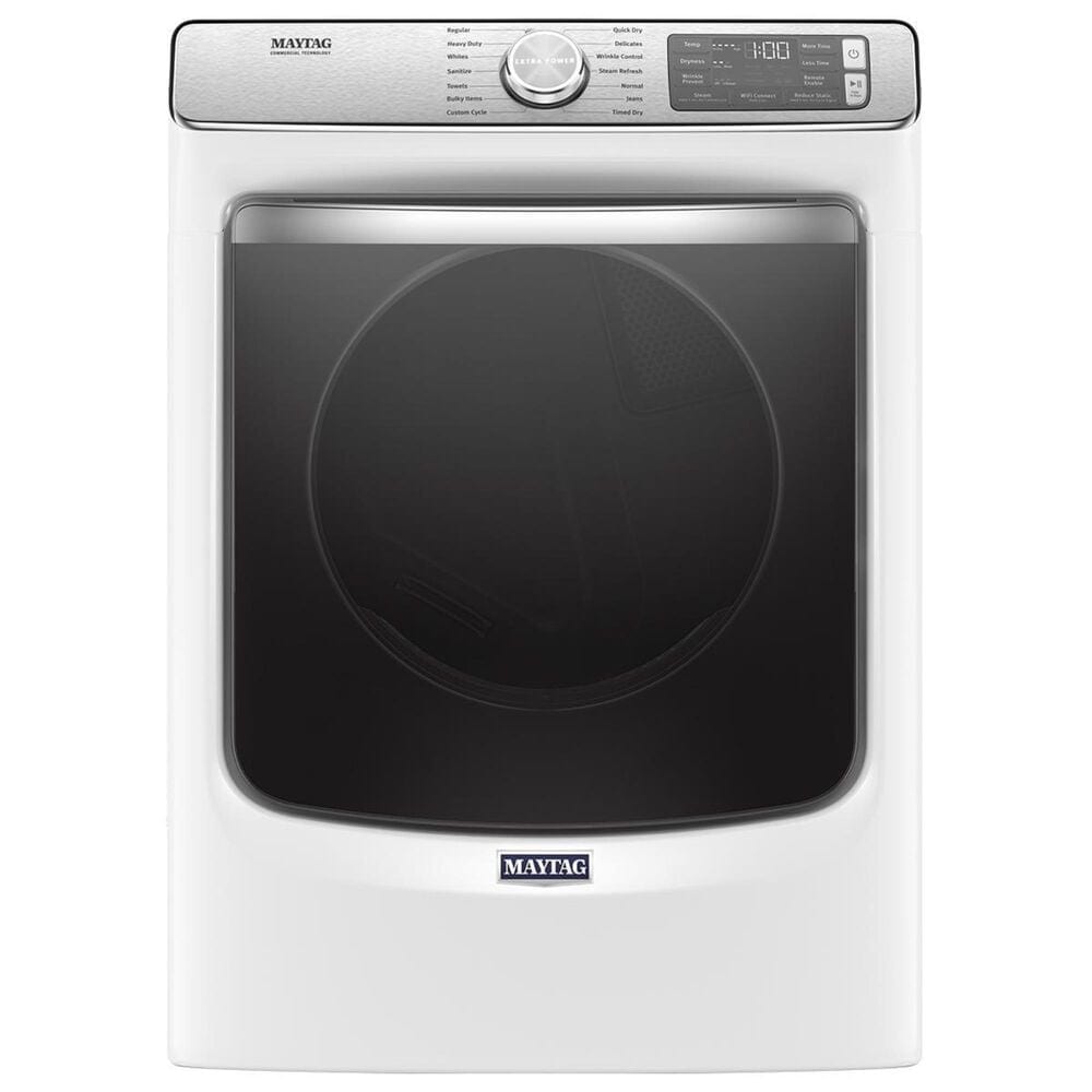 Maytag 5.0 Cu. Ft. Front Load Washer and a 7.3 Cu. Ft. Electric Dryer - White, , large