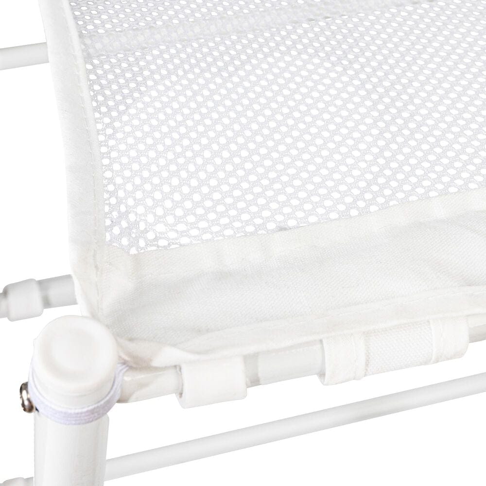 Household Essentials Foldable Clothes Drying Rack in White, , large