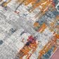 Amer Rugs Montana 2"7" x 8" Orange and Blue Runner, , large