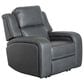 Aurora Furnishings Power Recliner with Massage in Teramo Steel Blue, , large