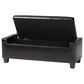 Baxton Studio Manchester Storage Ottoman in Black, , large