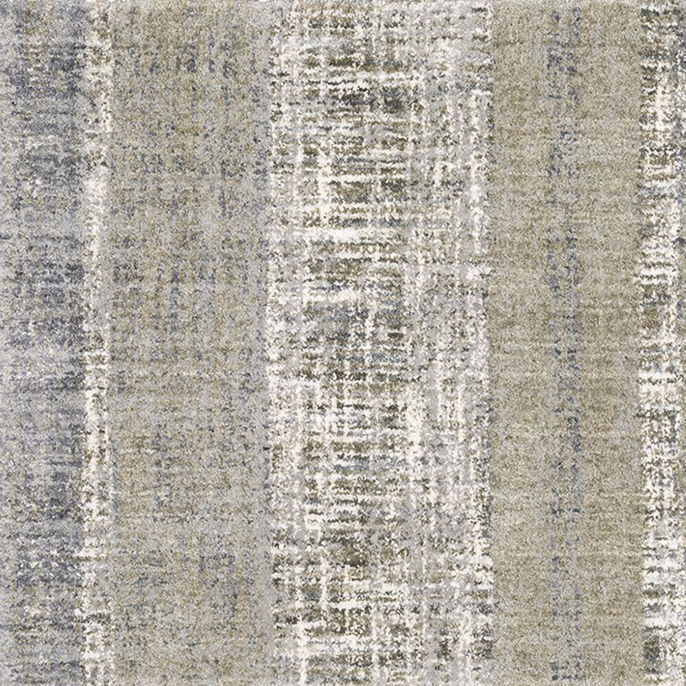 Oriental Weavers Aspen Distressed Shag 530J9 5&#39;3&quot; x 7&#39;6&quot; Gray and Ivory Area Rug, , large