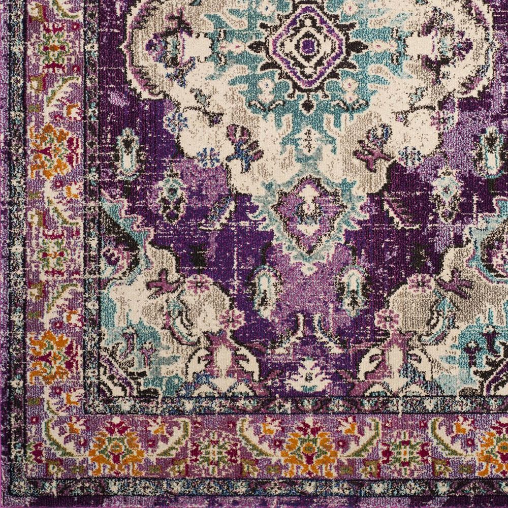 Safavieh Monaco MNC243L-210 2&#39;2&quot; x 10&#39; Violet/Light Blue Runner, , large