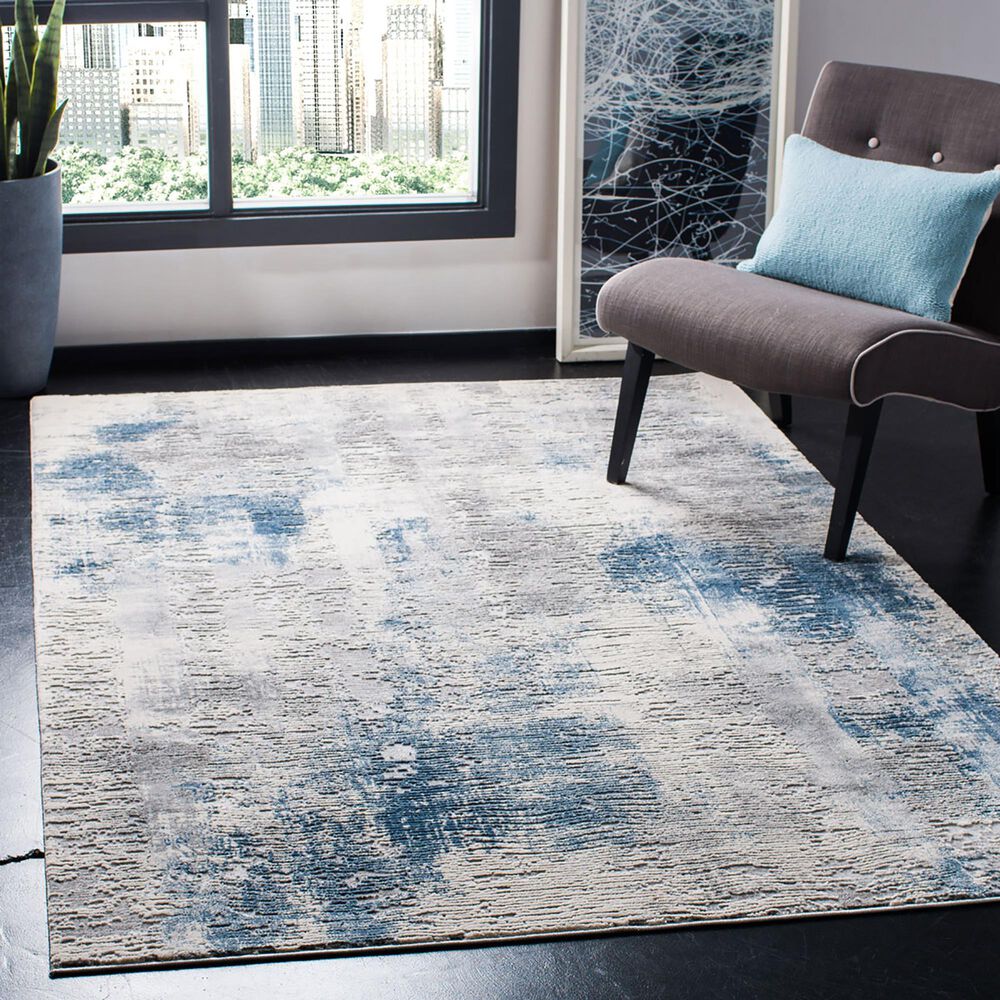 Safavieh Invista 4&#39; x 6&#39; Grey and Ivory Area Rug, , large