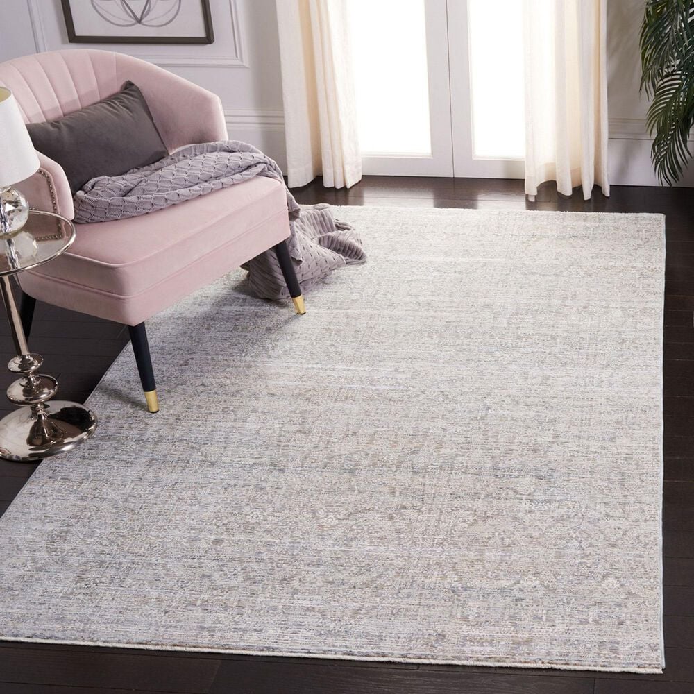 Safavieh Webster WBS336G 8&#39; x 10&#39; Grey and Beige Area Rug, , large