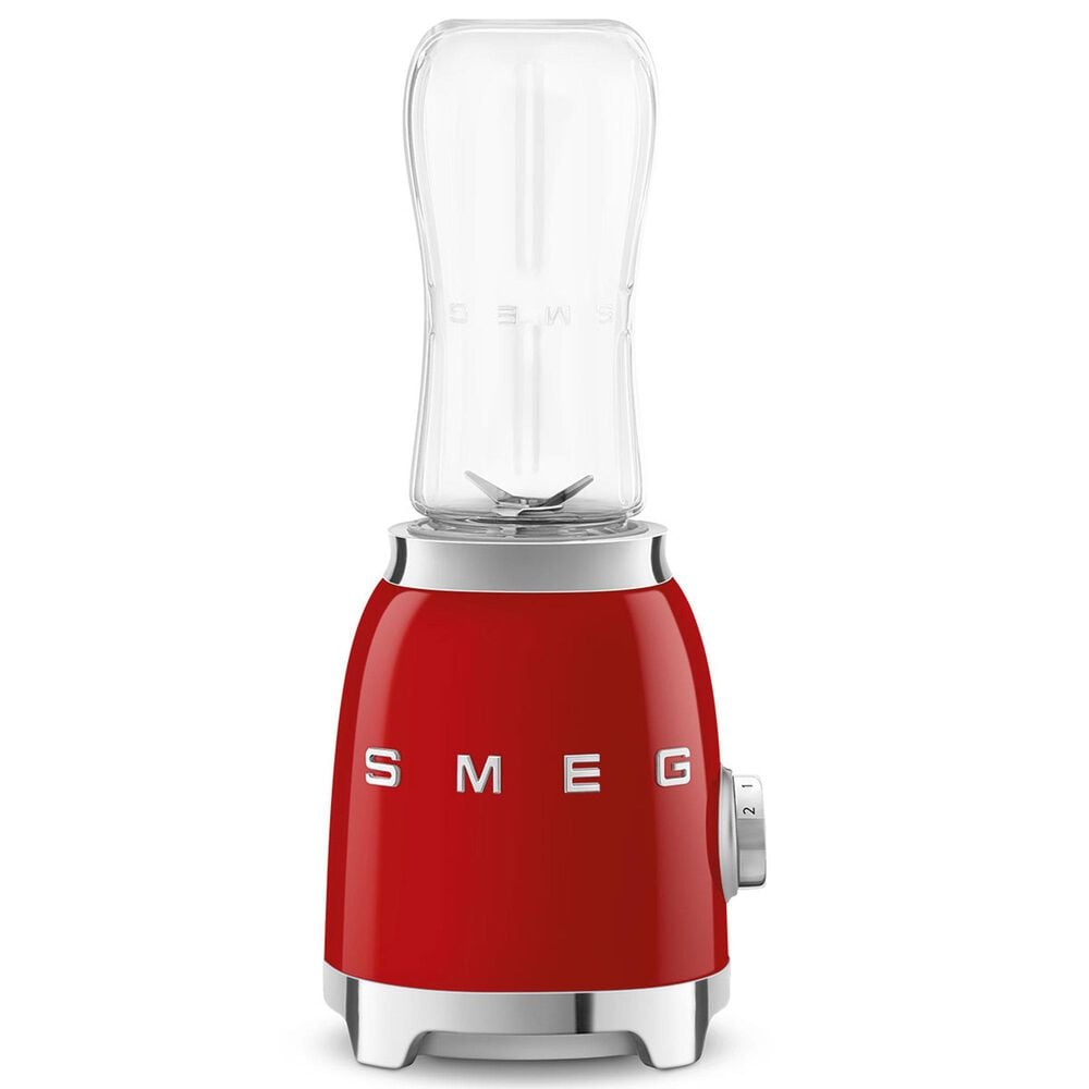Smeg 2-Speed Personal Blender in Red and Chrome, , large