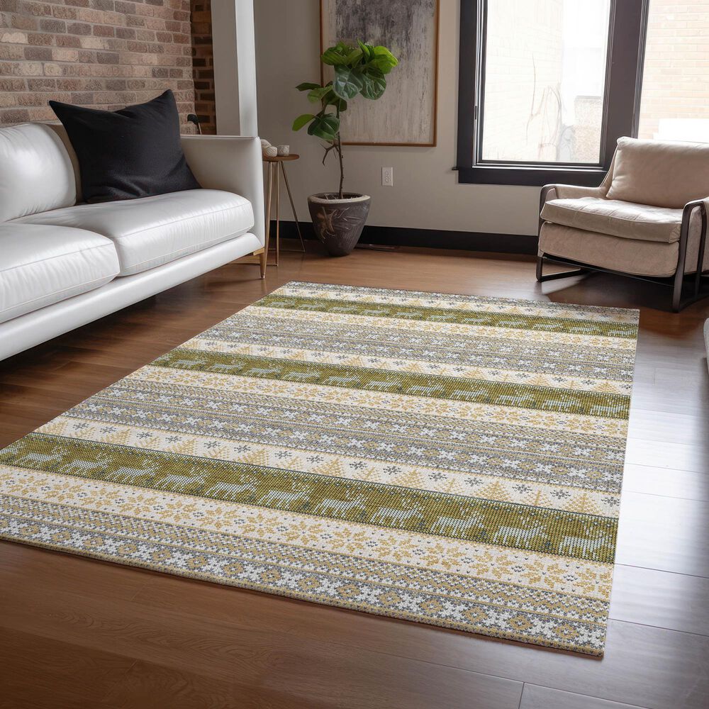 Dalyn Rug Company Wonderland WN26 3&#39; x 5&#39; Gray Indoor/Outdoor Area Rug, , large