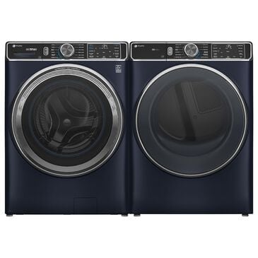 GE Profile 5.3 Cu. Ft. Smart Front Load Washer and 7.8 Cu. Ft. Electric Dryer Laundry Pair in Sapphire Blue, , large