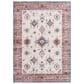 Central Oriental Rugease Velveteen Raquel 7"6" x 9"6" Red and Beige Area Rug, , large