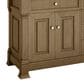 James Martin Vanities Brookfield 72" Double Bathroom Vanity in Honey Oak with 3cm Carrara White Marble Top and Rectangular Sinks, , large