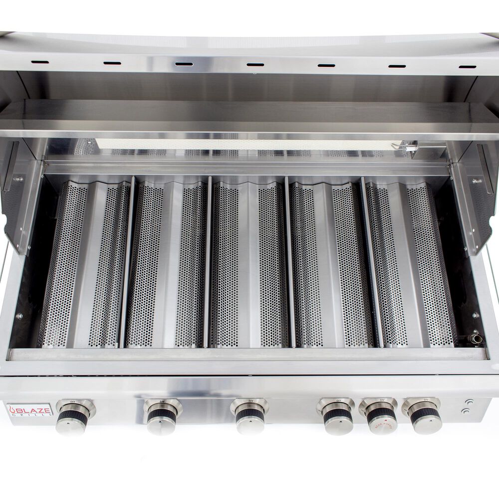 Blaze 40&quot; LTE Liquid Propane Grill with 5-Burner in Stainless Steel, , large