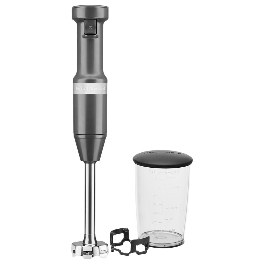 KitchenAid Corded Variable Speed Hand Blender in Matte Charcoal Grey, , large