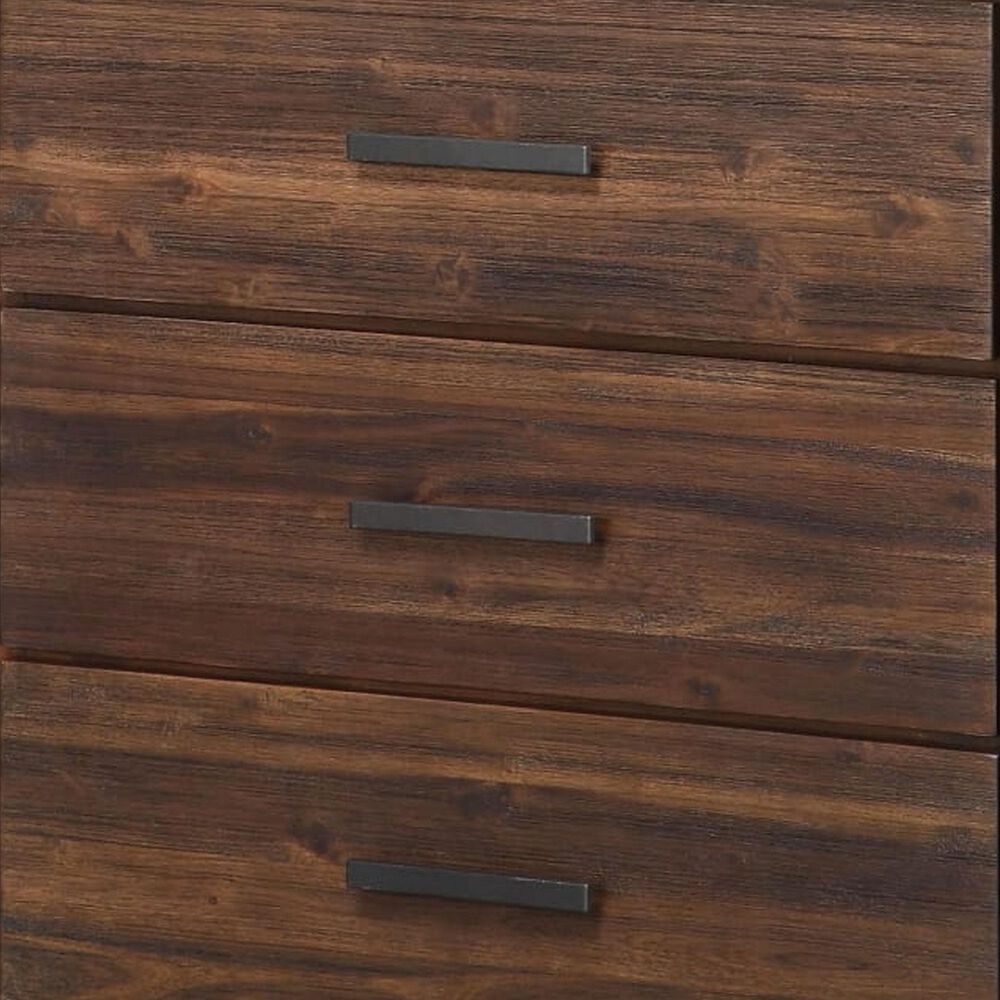 Urban Home Meadow 6-Drawer Dresser in Distressed Brick Brown, , large
