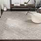 Surya Tibetan TBT-2314 7"10" x 10"3" Gray, Cream and Taupe Area Rug, , large