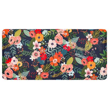 Mohawk Dri-Pro Deluxe Blooming On 1"8" x 3"6" Blue Area Rug, , large