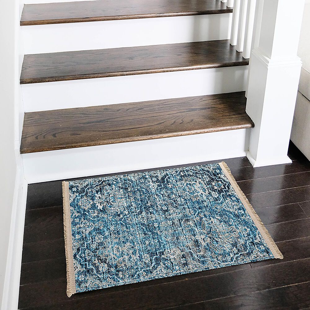 Dalyn Rug Company Marbella Transitional 1&#39;8&quot; x 2&#39;6&quot; Navy Area Rug, , large