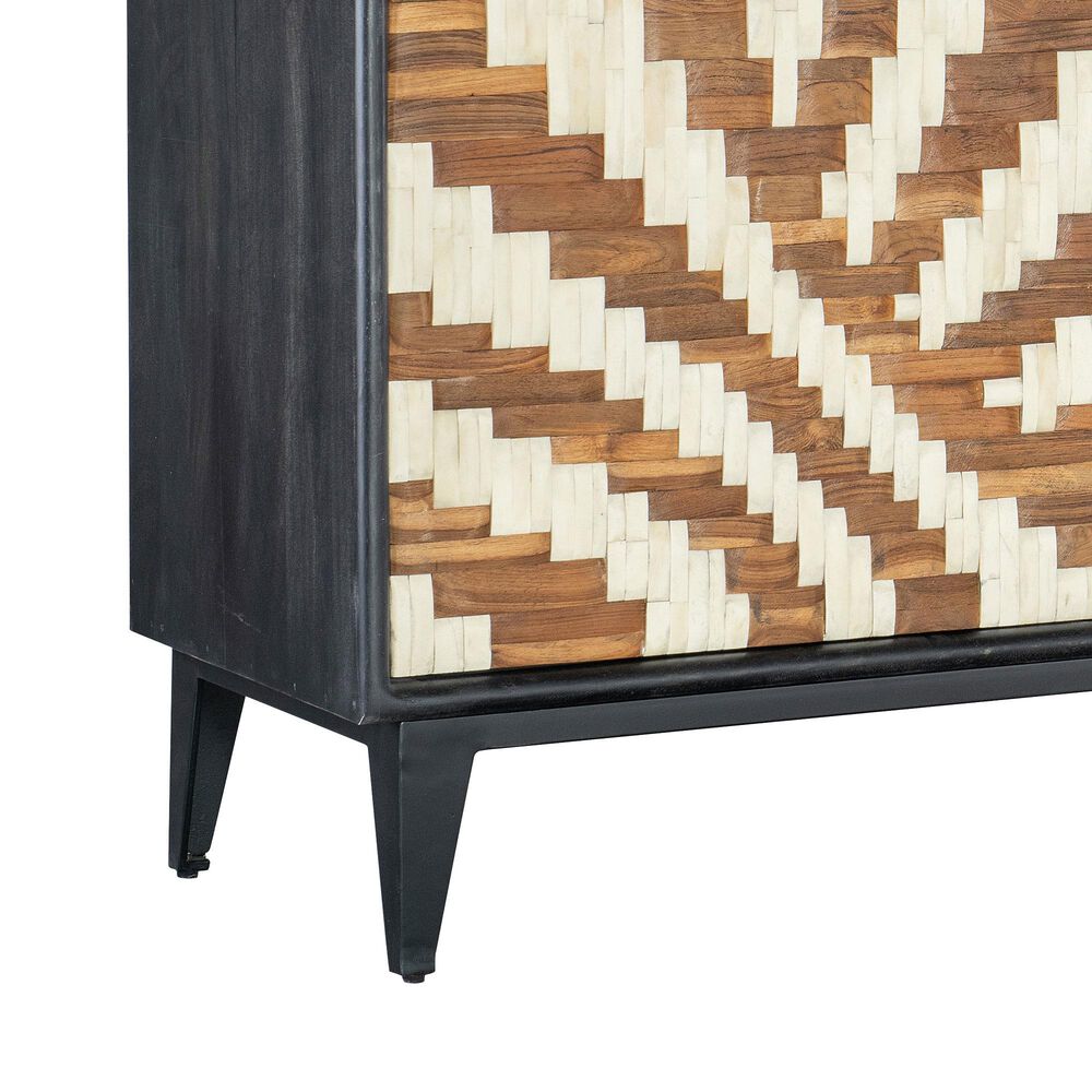 Hooker Furniture Commerce and Market 69" Entwined Credenza in Black, , large