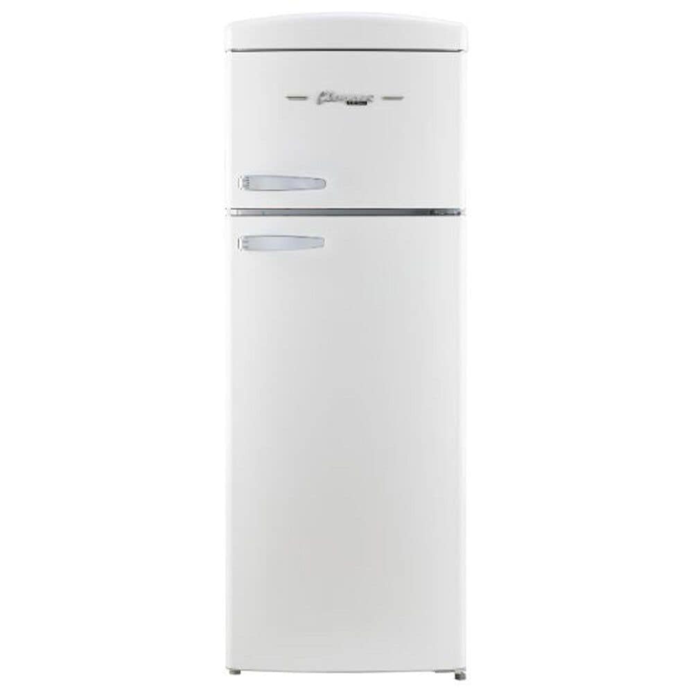 Unique Appliances Classic Retro 7.5 Cu. Ft. Top Freezer Refrigerator in Marshmallow White, , large