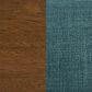 Coaster Paxton Counter Chair with Teal Blue Upholstery in Warm Brown, , large