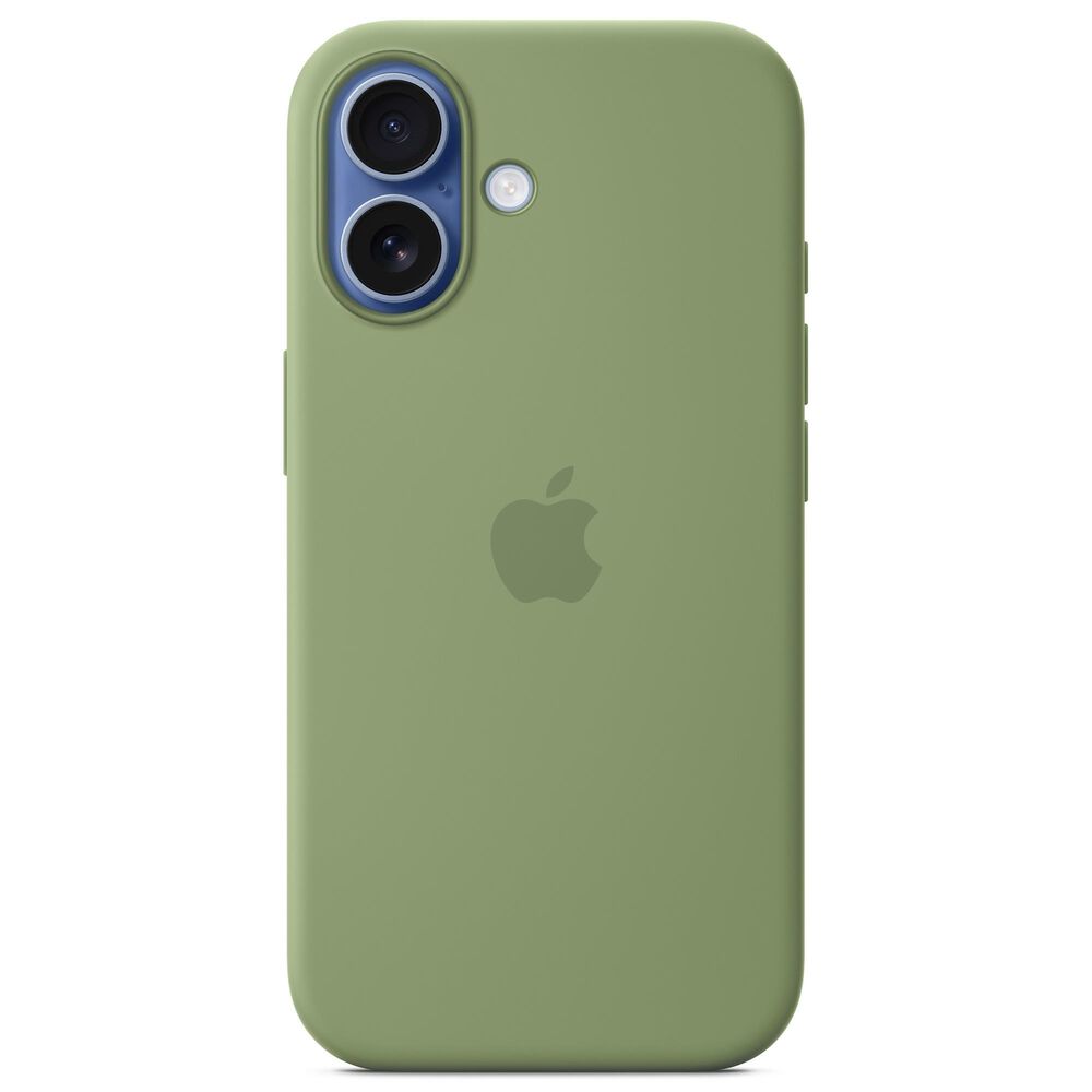 Apple Silicone Case with MagSafe for iPhone 17 in Light Moss, , large