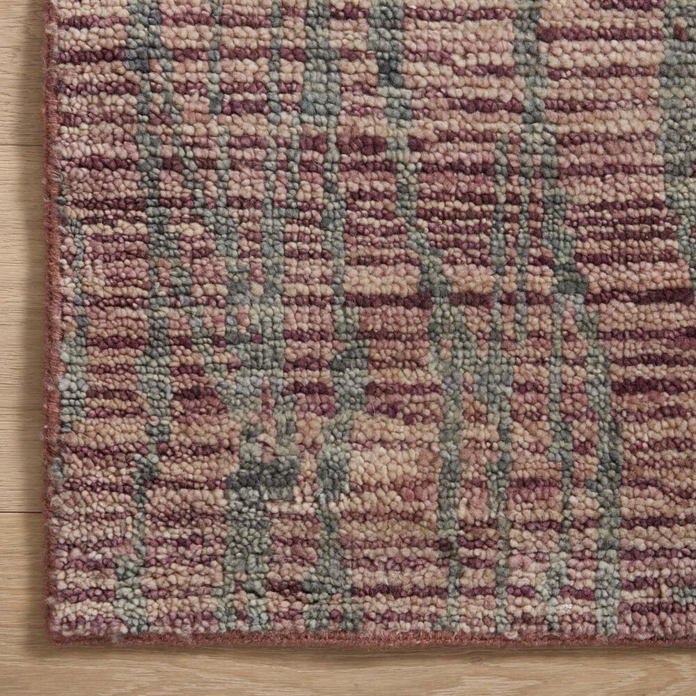 Loloi Daphne 2&#39;6&quot; x 8&#39;6&quot; Raspberry and Silver Runner, , large