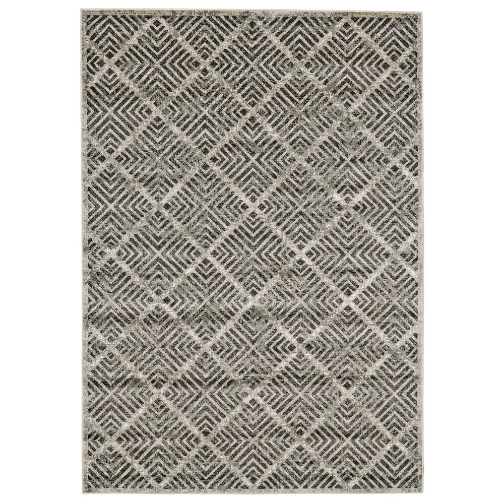 Feizy Rugs Katari 3380F 10' x 13'2" Castle and Taupe Area Rug, , large