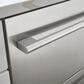 Zephyr 5.1 Cu. Ft. Outdoor Dual Zone Drawer Refrigerator in Stainless Steel, , large