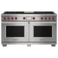 Wolf Appliances 60" Dual Fuel Range with Infrared Charbroiler And Infrared Griddle in Stainless Steel, , large