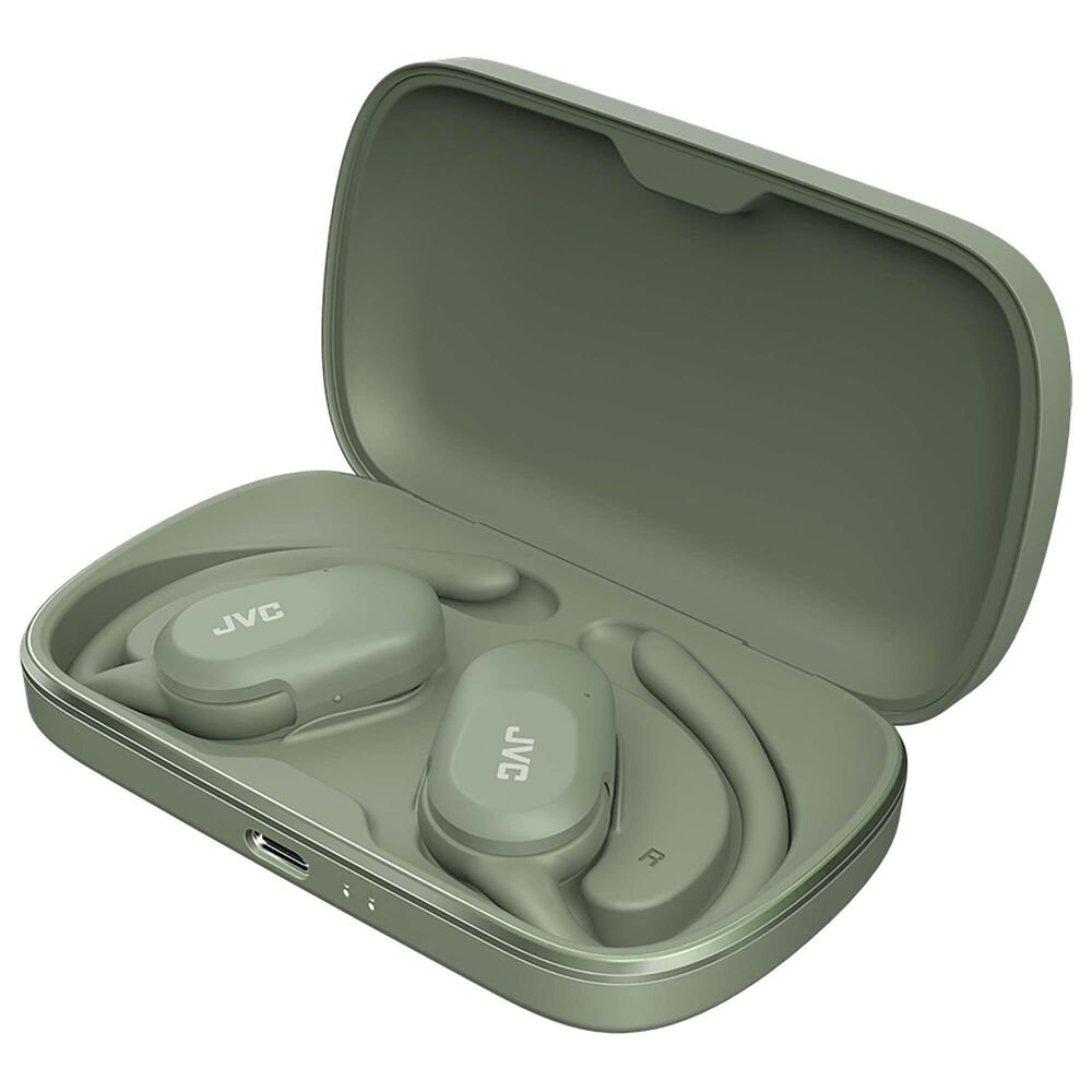 JVC Nearphones Open-Ear True Wireless Earbuds in Green, , large