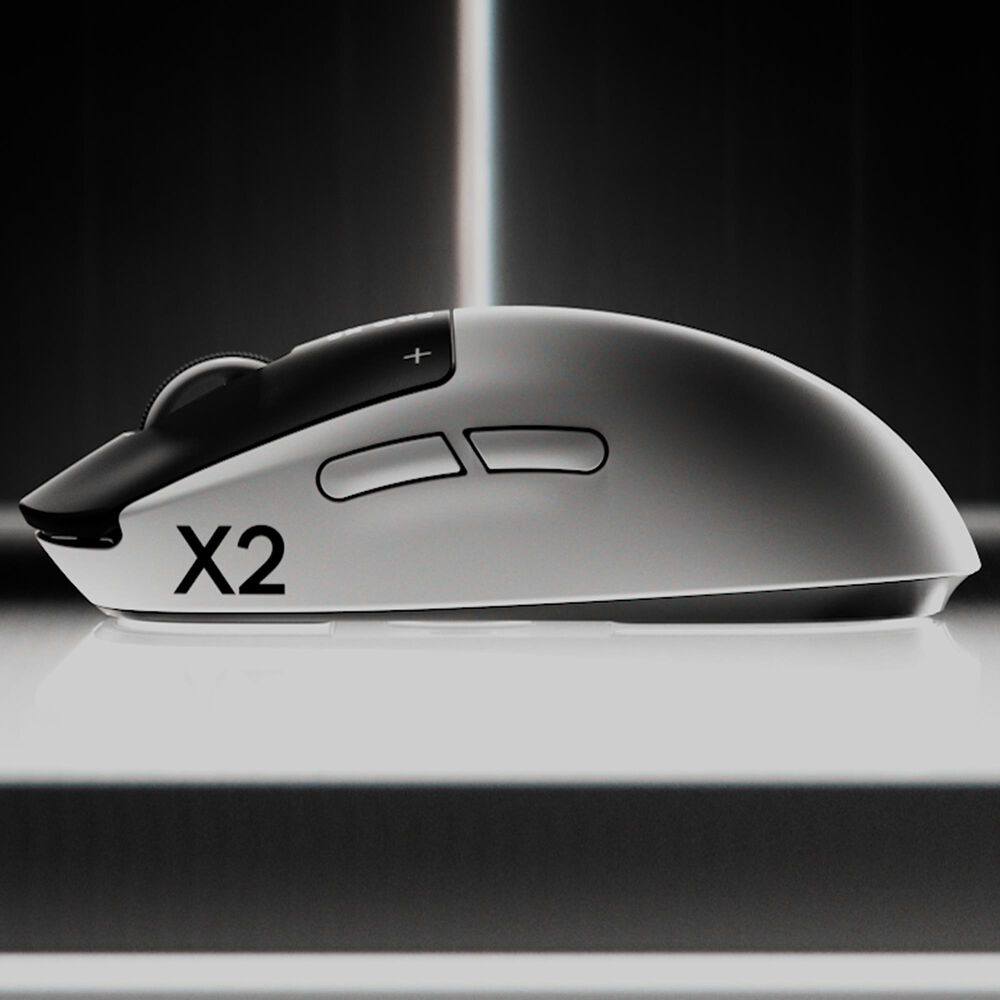 Logitech Pro X2 Superstrike Lightspeed Wireless Gaming Mouse in Lunar Eclipse, , large