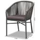Baxton Studio Marcus Arm Chair in Grey, , large