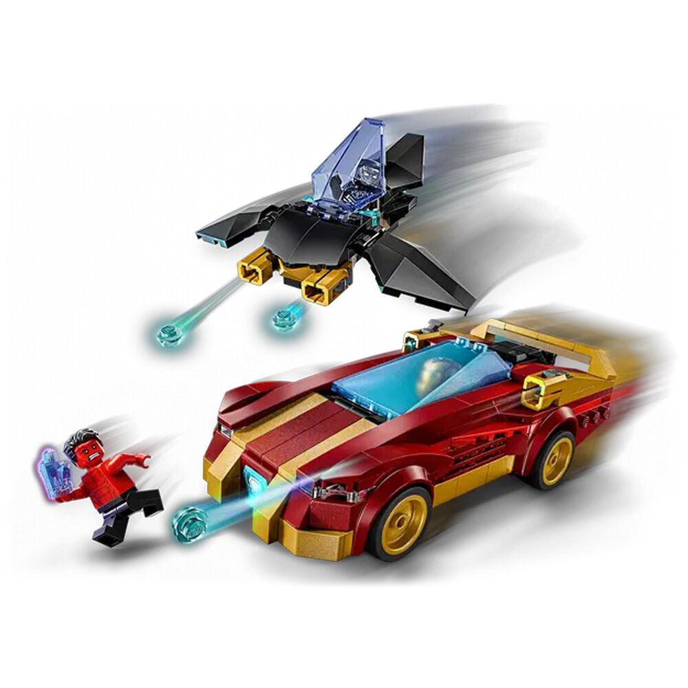 LEGO Marvel Iron Man Car &amp; Black Panther vs. Red Hulk, , large